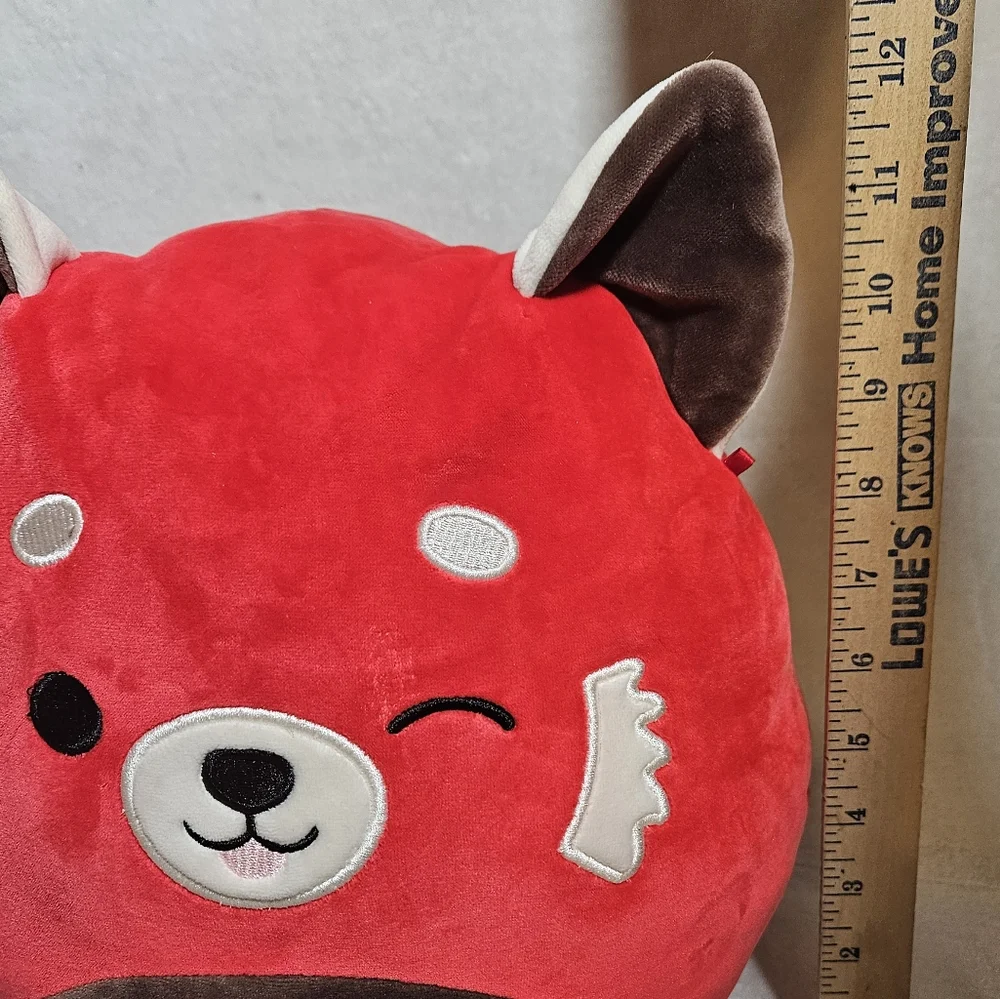 Cici Red Panda Winking Squishmallow 12 Inch Stuffed Plush Stuffed Animal HTF - Picture 7 of 8